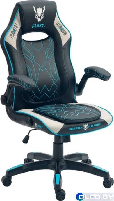 Кресло геймерское FLOKY NEXUS V3 (черный серый)