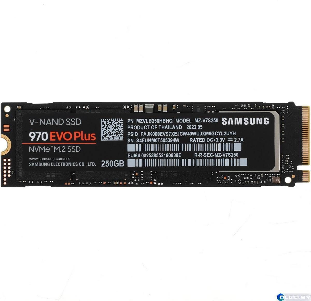 SSD диск Samsung 970 EVO Plus (250Gb)