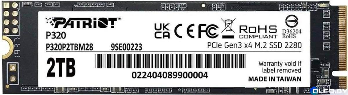 SSD диск Patriot P320 (2Tb) P320P2TBM28