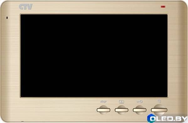 Видеодомофон CTV-M1704 SE (серебро/прованс/шампань)