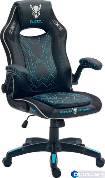 Кресло геймерcкое FLOKY NEXUS V2 (черный синий)