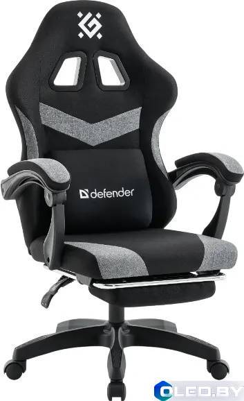 Игровое кресло Defender Runa Pro (черный/серый)