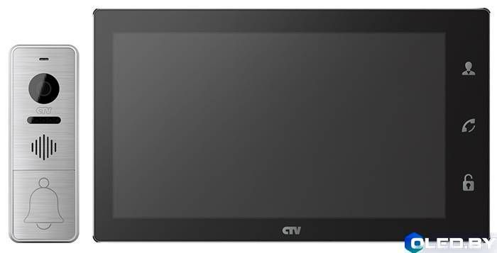 Комплект видеодомофона CTV-DP4106 AHD (черный)