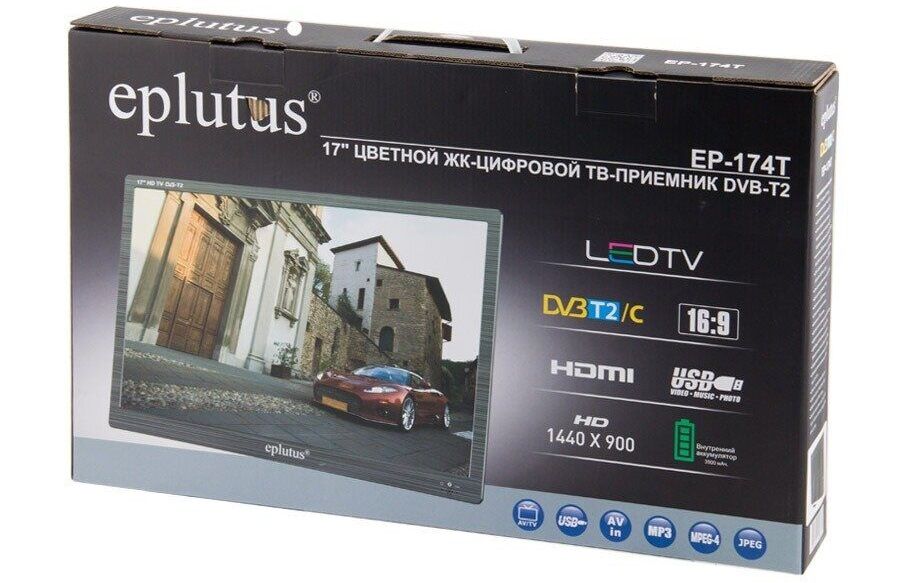 Обзор на портативный телевизор Eplutus EP-174T