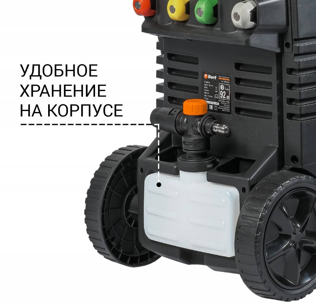Обзор мойки высокого давления Bort BHR-2100M