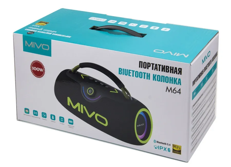 Обзор на колонку Mivo M64