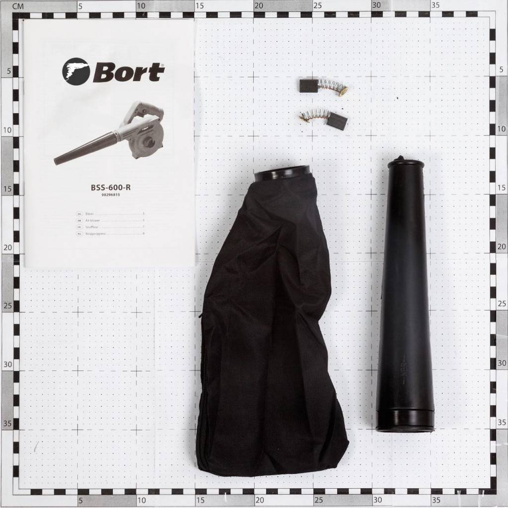 Комплектация воздуходувки Bort BSS-600-R Обзор на воздуходувку Bort BSS-600-R