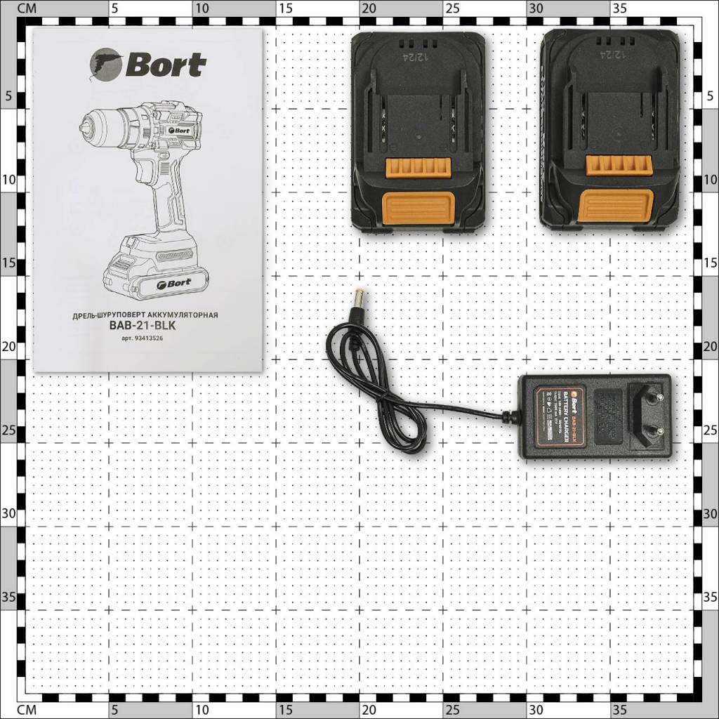 Комплектация дрели-шуруповерта Bort BAB-21-BLK Обзор дрели-шуруповерта Bort BAB-21-BLK