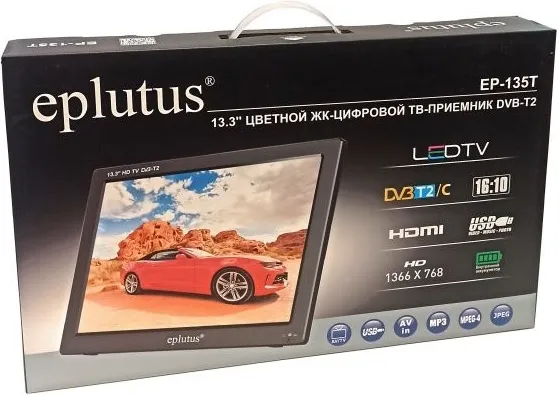 Обзор на портативный телевизор Eplutus EP-135T