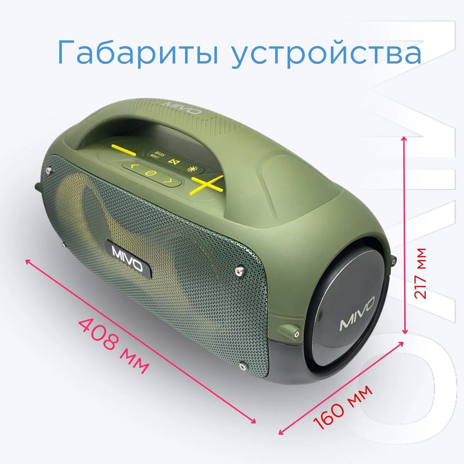 Обзор на колонку Mivo M23