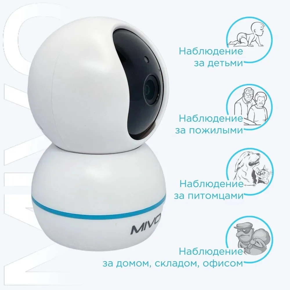 Обзор на камеру видеонаблюдения Mivo Mi-001