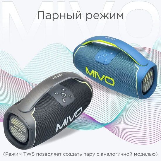 Технология TWS позволяет объединить две колонки Mivo M25 в одну беспроводную систему. Получите настоящий стереозвук с разделением каналов и двойной мощностью для вашей вечеринки.