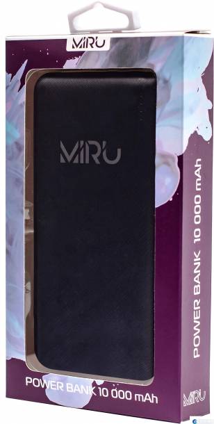 Внешний аккумулятор MIRU Li Pol, 10000 mAh