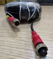 Кабель для подключения автомобильной камеры Eplutus D705/D706/D105 4-pin 15м 