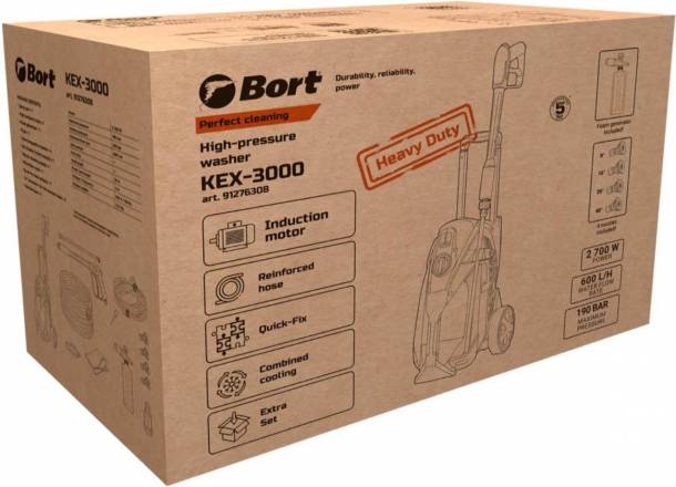 Мойка высокого давления Bort KEX-3000