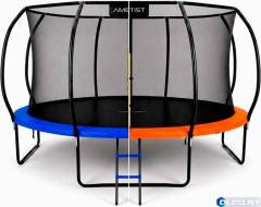 Батут AMETIST PRO Inside D435-14FT Blue/Orange 