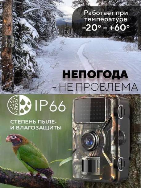 Охотничья фотоловушка H1 c HD-камерой Уличная