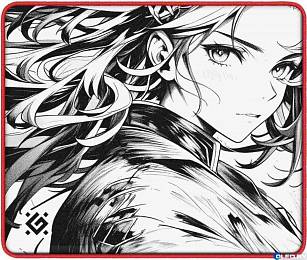 Коврик защитный Defender Cybe (черный/белый/аниме) 