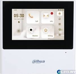 Монитор домофона Dahua DHI-VTH2611L-WP 