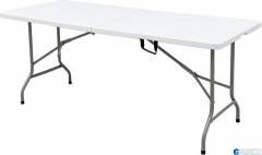 Стол складной пластиковый Angioletto 152 см White 