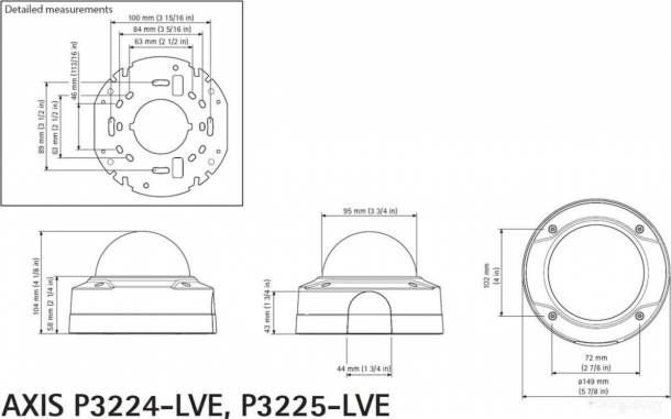 IP-камера Axis P3225-LVE MKII