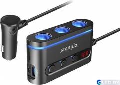 Автомобильный разветвитель прикуривателя Eplutus FC-342 