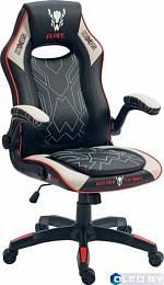 Кресло геймерcкое FLOKY NEXUS V2 (черный серый) 