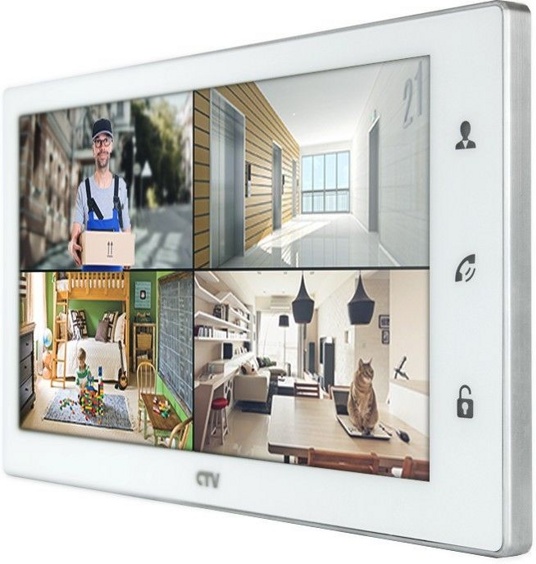 Видеодомофон CTV-M4102 FHD (черный)