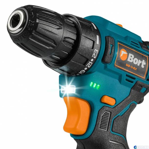 Дрель-шуруповерт Bort BAB-16-BLK