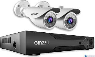 Комплект видеонаблюдения Ginzzu HK-427N 