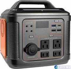 Мощная походная литиевая электростанция P200 (5-12+220v) 