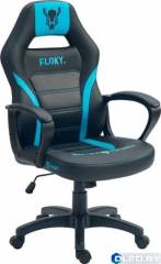 Кресло геймерское FLOKY VIBE (голубой черный) 