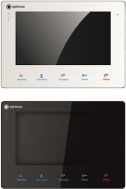 Видеодомофон Optimus VM-7S Black