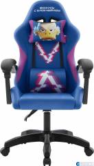 Игровое кресло Defender Legas (синий/фиолетовый) 
