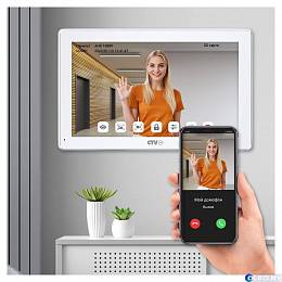 Видеодомофон CTV iM1030W Cloud 10 (белый) 