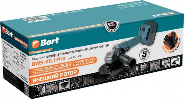 Угловая шлифмашина Bort BWS-21Li-Pro