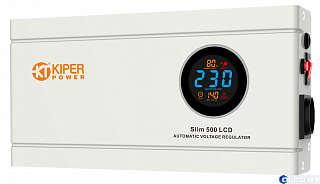 Стабилизатор напряжения Kiper Slim 500 LCD 