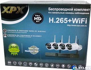 Беспроводной WiFi комплект 8 камер XPX 3708 2Mp  