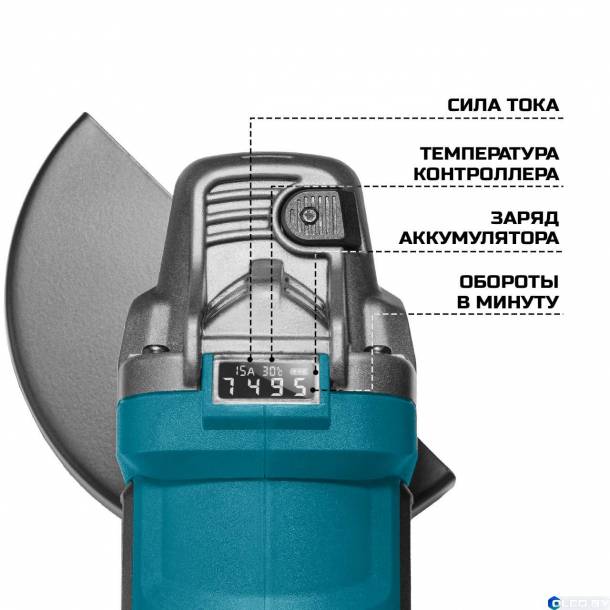 Угловая шлифмашина Bort BWS-18Li-XDK