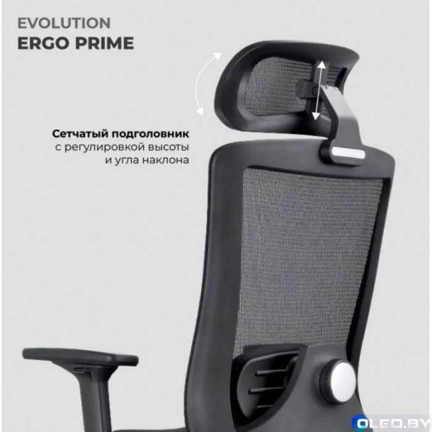 Кресло компьютерное EVOLUTION ERGO PRIME (серый)