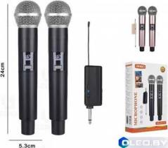 Комплект из 2 беспроводных караоке-микрофонов KIMISO KMS-901MC 