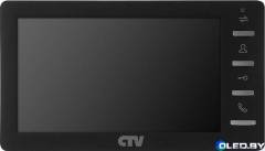 Видеодомофон CTV-M1701 Plus (черный) 