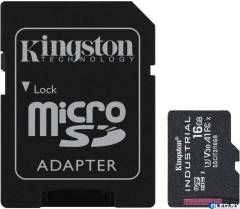 Карта памяти microSDHC Kingston Industrial SDCIT2 (16Gb) 