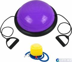 Балансировочная платформа AMETIST BOSU ball 45 см (фиолетовый) 