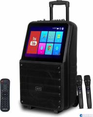 Караоке-колонка Mivo MD-1510 с экраном 15" и 2-мя микрофонами, 200 Вт  Android 12 