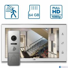 Комплект видеодомофона CTV DP4105 AHD (белый) 