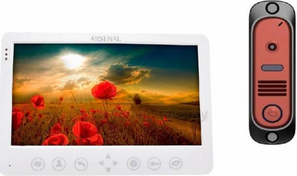Видеодомофон Arsenal Грация HD (белый)