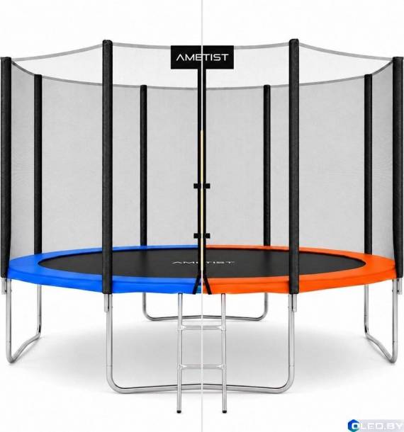 Батут AMETIST Outside D374-12FT Blue/Orange