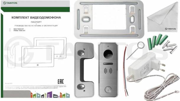 Комплект домофона Tantos PRIME TWIN KIT