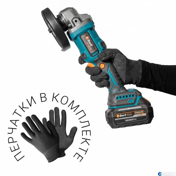 Угловая шлифмашина Bort BWS-18Li-XDK